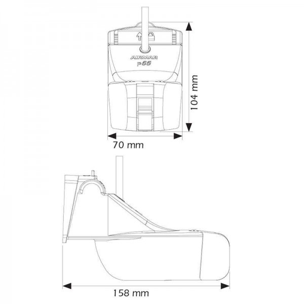 Sonde P66 2D Tableau Arrière - N°3 - comptoirnautique.com