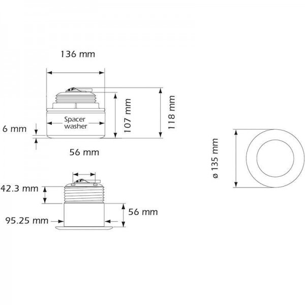 Sonde B164 2D Traversante 1kW - N°3 - comptoirnautique.com