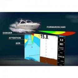 Visuel rendu Sondeur Forwardscan® XDCR de Simrad