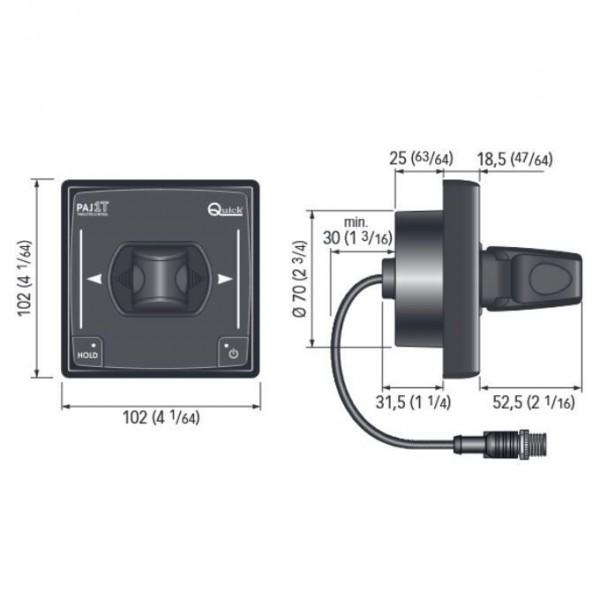 - PCS TJ1 Proportional Joystick Control - N°2 - comptoirnautique.com