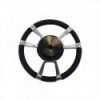 Steering Wheel 012, Stainless Steel and Leather, 350 mm diameter - N°2 - comptoirnautique.com