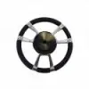 Volant 012 Inox et cuir ø350 mm - N°2 - comptoirnautique.com