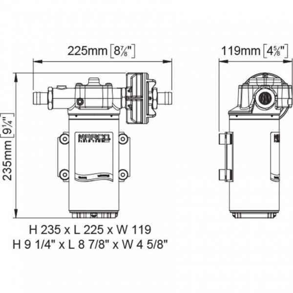 Pompa di trasferimento diesel - antigelo - UP14 - N°3 - comptoirnautique.com