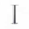 Colonne de table et siège inox poli Inoxx FB III ø108 mm - H 680 mm
