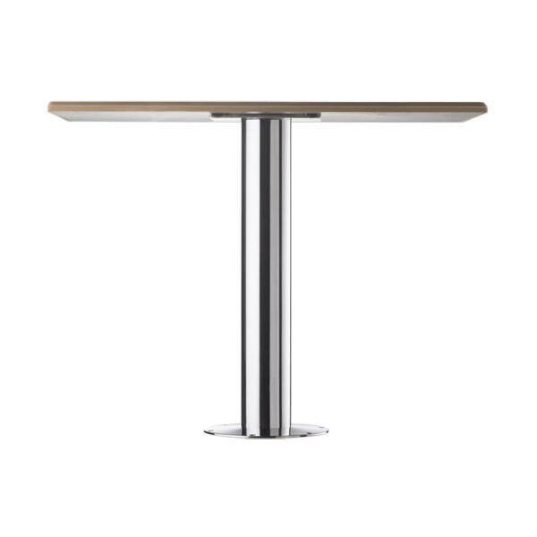 Colonne de table et siège inox poli Inoxx FB III ø108 mm - H 680 mm - N°2 - comptoirnautique.com