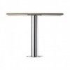 Colonne de table et siège inox poli Inoxx FB III ø108 mm - H 680 mm - N°2 - comptoirnautique.com