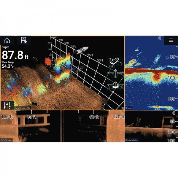 Doppia sonda RealVision 3D CHIRP Traversata in bronzo - N°3 - comptoirnautique.com
