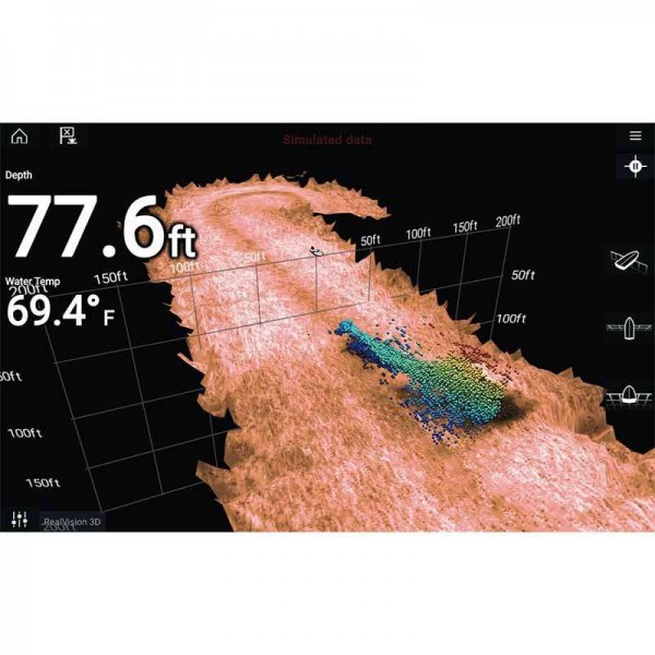 Doppia sonda RealVision 3D CHIRP Traversata in bronzo - N°4 - comptoirnautique.com