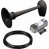 Avvisatore PW2-BN - ø200 mm con compressore - nero