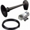 PW2-Signalgeber-BN - ø200 mm mit Kompressor - schwarz - N°1 - comptoirnautique.com