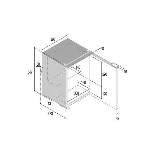 - -39L Single-Door Refrigerators - C39 CHR - N°6 - comptoirnautique.com