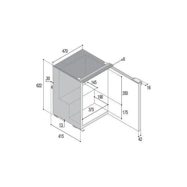Réfrigérateurs simple porte - 60L - C60 CHR - N°3 - comptoirnautique.com