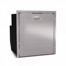 Edelstahl-Kühlschrank, 62 l