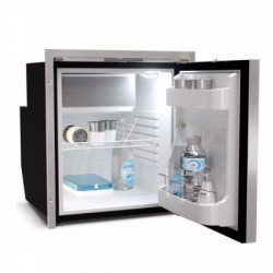 Edelstahl-Kühlschrank, 62 l