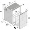 Frigorífico de un solo cajón con congelador - C90DWi CHR - Negro - 90 L - 12-24 V - R600a - N°2 - comptoirnautique.com