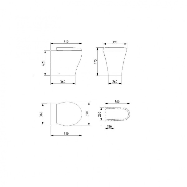 WC Breex - 230 V - Standard-duroplastisch, weich-schließen-Magnetventil - N°3 - comptoirnautique.com