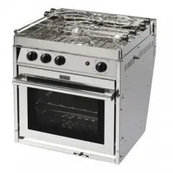 3-burner gas stove, 10 on...
