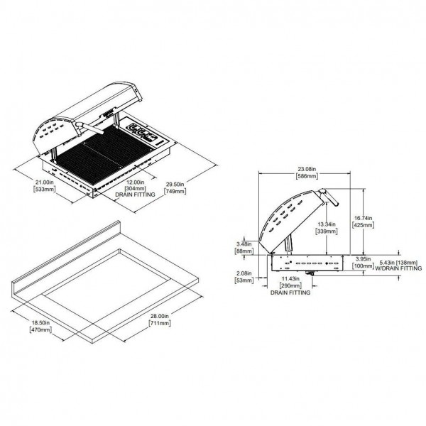 Coperchio per barbecue elettrico Texan Signature Grill - N°6 - comptoirnautique.com