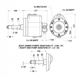 Hydraulikpumpe 36 CT CAR -...