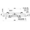 Vérin VHM EX 225 HP - 2203335 dimensions - N°2 - comptoirnautique.com