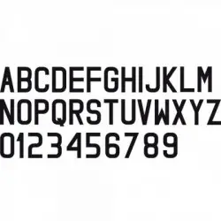 Letters 8 cm