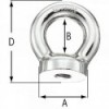 Dado ad occhiello femmina in acciaio inossidabile 316 L. - N°1 - comptoirnautique.com