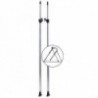 Adjustable telescoping supports for bimini tops
