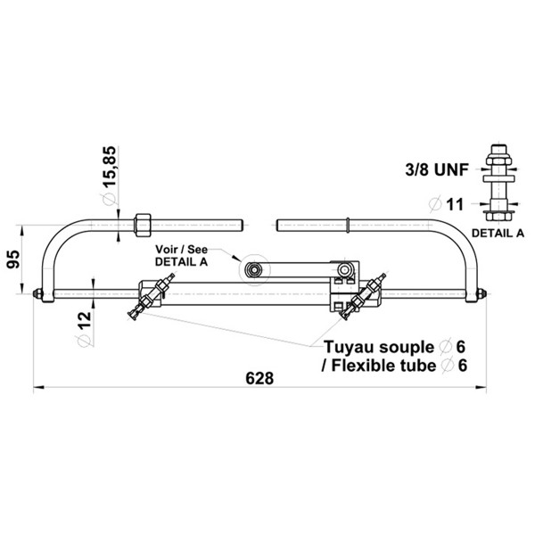 VERIN VHM 226 + RACCORDS - N°2 - comptoirnautique.com