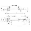 Cilindro hidráulico de aluminio para motor intraborda - N°4 - comptoirnautique.com