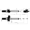 Cilindro hidráulico piloto RAM T2-, 24 V - N°2 - comptoirnautique.com