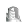 Plastic swivel base for 1-inch balcony - N°3 - comptoirnautique.com