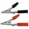 - -isolierte Krokodilklemme, 50 mm, schwarz + rot -, pro Paar - N°1 - comptoirnautique.com