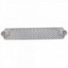 Plastic step for an aluminum ladder