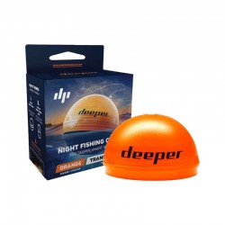 Couvercle orange pour Deeper pour pêche de nuit