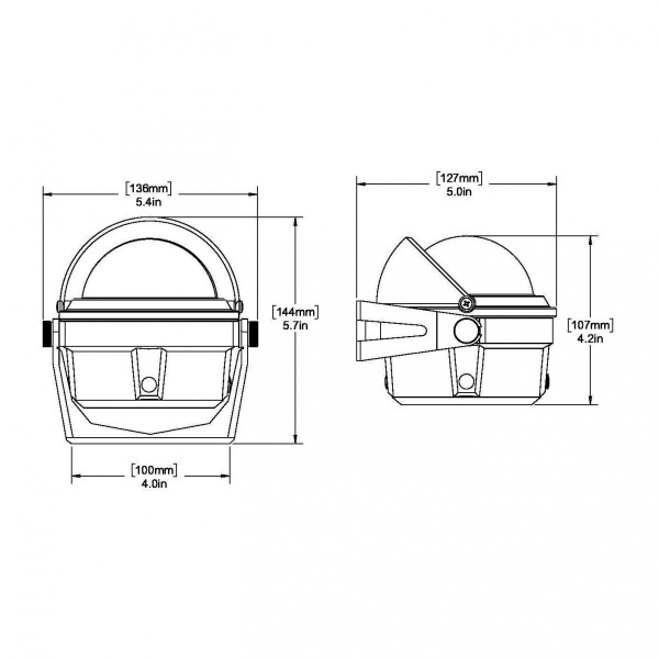 Compas Voyager sur étrier - N°2 - comptoirnautique.com