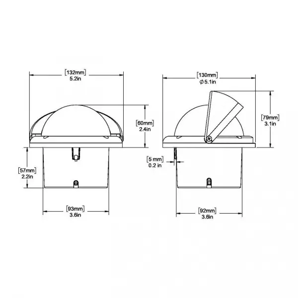 Compas SuperSport encastré - N°2 - comptoirnautique.com