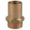 Racor MM roscado/estriado -, de bronce -, 1''1/4 x 32 mm