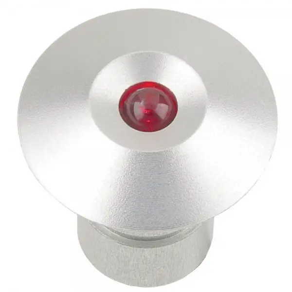 Lampe de courtoisie Houat rouge version inox - N°2 - comptoirnautique.com