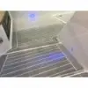 Lampe de courtoisie bleue Houat en inox poli - N°3 - comptoirnautique.com