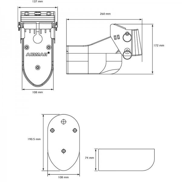 Sonde TM265LH tableau arrière - N°3 - comptoirnautique.com