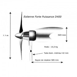 Turbina eolica Marine D400