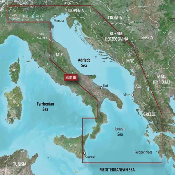 Carte Bluechart G3 Regular HXEU014R - N°1 - comptoirnautique.com