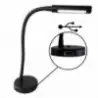 Lampe de table Arz avec interrupteur et usb noir mat 10w blanc chaud