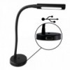 Arz-Tischlampe mit Schalter und USB-Anschluss, mattschwarz, 10 W, warmweiß - N°1 - comptoirnautique.com