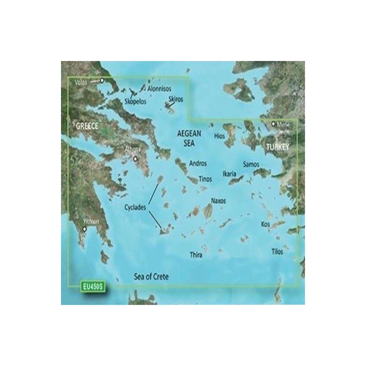 Carte Bluechart G3 Vision Small VEU450S