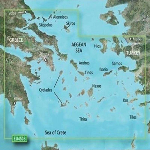 Carte Bluechart G3 Vision Small VEU450S - N°1 - comptoirnautique.com