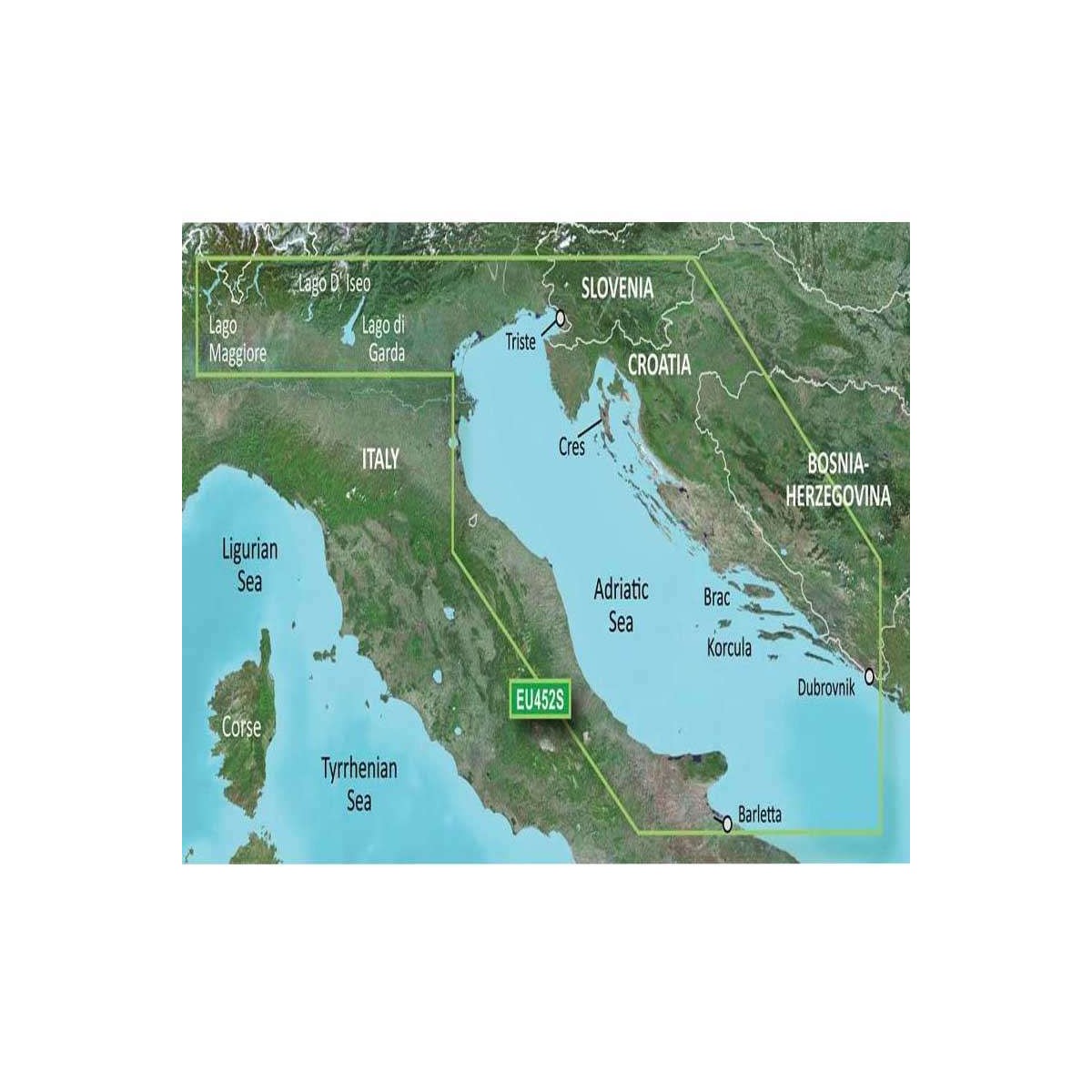 Carte Bluechart G3 Vision Small VEU452S