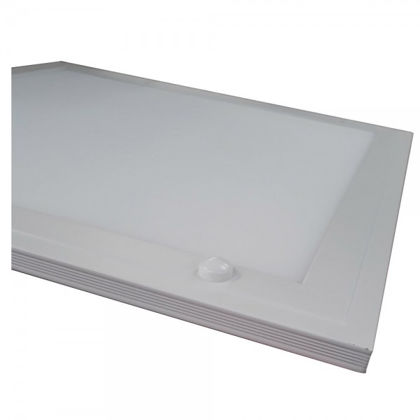 Lámpara de techo CHAUSEY regulable -20 W blanco neutro 4500 K - 300 x 300 x 10 mm - 230 VCA Aluminio blanco - N°3 - comptoirnautique.com