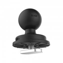 Boule 1.5" avec une fixation en T à fixer sur rail