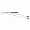Bras pantographe longueur 650 mm moteur Z - étrier de 10 mm